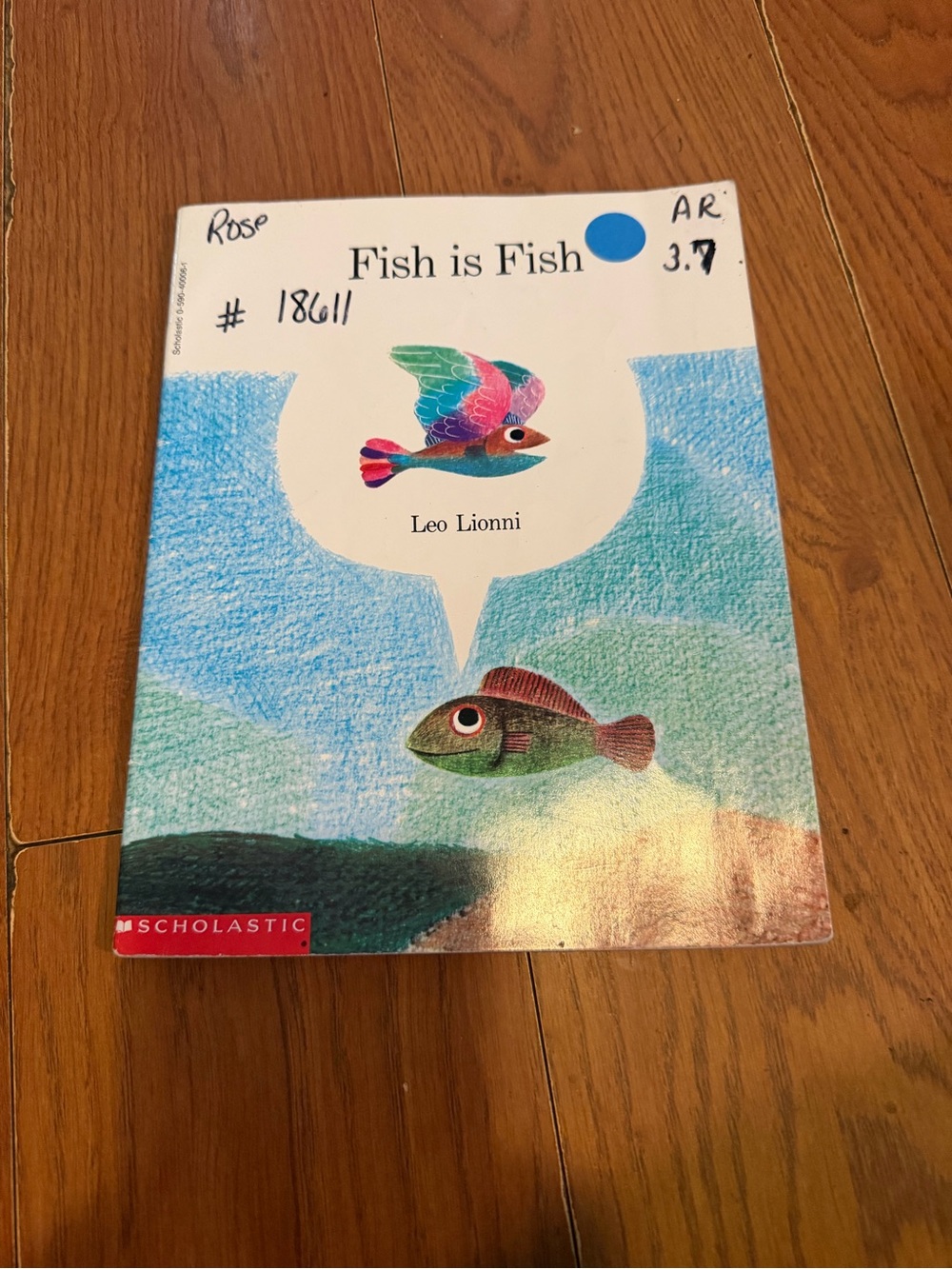 Scholastic Fish is Fish Children's Book - Blue, Green, Pink, Red